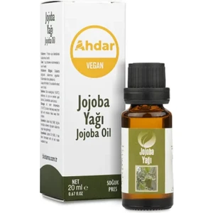 Ahdar Vegan Jojoba Yağı 20 ml