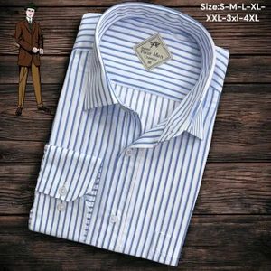 Linen Keten Klasik %100 Cotton Uzun Kollu Terletmeyen Tek Cepli Kapaklı Mavi Gömlek (Regular Kalıp)