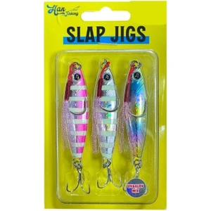 Han Fish Slap Jig Uv & Glow Mix 7 gr