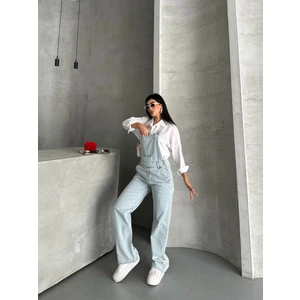 Denim Salopet Tulum Rahat Kesim