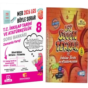 8. Sınıf 2026 T.c. Inkılap Tarihi ve Atatürkçülük Soru Bankası ve Son Tekrar Denemeleri