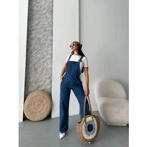 Denim Salopet Tulum Rahat Kesim