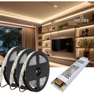 15 Metre Gün Işığı LED Işık Gizli Tavan Işık Bandı Aydınlatma Ev Oda Salon Tv Ünite Mutfak SB-6555