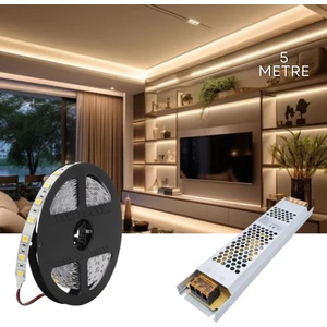 5 Metre Gün Işığı LED Işık Gizli Tavan Işık Bandı Aydınlatma Ev Oda Salon Tv Ünite Mutfak SB-6555