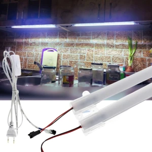 2 Adet 50 cm 220V Opak Çubuk Bar LED Beyaz Işık ve Butonlu Fiş SB-6553