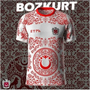 Türkiye Bozkurt Temalı Özel Tasarım Yetişkin Forması