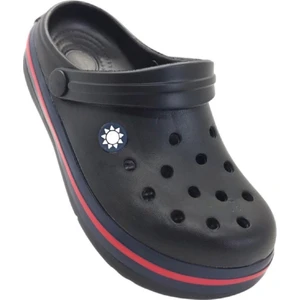 Erkek Çocuk Siyah Kaymaz Taban Terlik Havuz Plaj Sandaleti