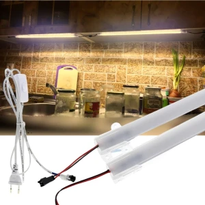 2 Adet 50 cm 220V Opak Çubuk Bar LED Gün Işığı ve Butonlu Fiş SB-6553