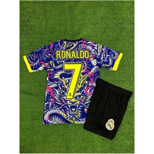 Real Madrid Cristiano Ronaldo Ejderha Desenli Çocuk Forması (Mixyeni)