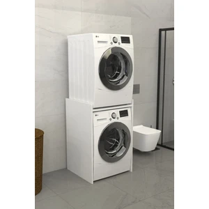 Solévo Banyo Dolabı Çamaşır ve Kurutma Makinesi Dolabı Beyaz