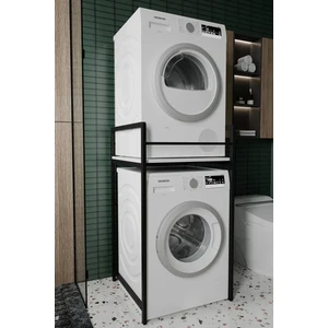 Strong Çamaşır Makina Dolabı Kurutmalık Rafı Banyo ve Kurutmalık Beyaz