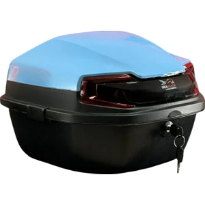 Motosiklet Çantası 33 Litre Metalik Açık Mavi