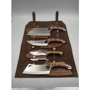 Çantalı 4lü Verzalit Saplı Şef Seti