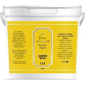 Akrilik Boya 1000ML - Sarı