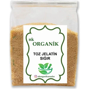 Nk Organik Toz Sığır Jelatin Saf 100GR