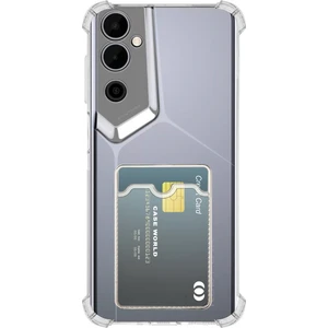 Caseworld Tecno Pova Neo 2 Kapak ile Uyumlu Kamera Korumalı Kartlıklı Darbe Emici Özellikli Şeffaf Silikon Kılıf