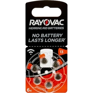 Rayovac 13 No Kulaklık Pili 6li Paket   GO50604753950