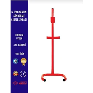 Yangın Yangın Söndürme Tüpü Ayaklığı-Askısı (6-12 Kg'lik Yangın Söndürme Tüpü Için)