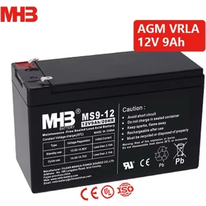 Mhb 12V 9AH Kuru Tip Bakımsız Akü