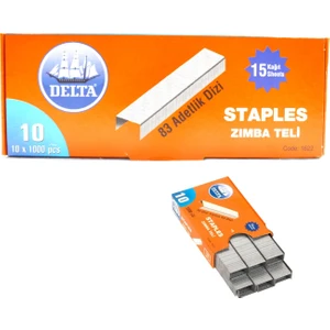No:10 Zımba Teli Gri 1000 Li 10 Kutu KOD:1622