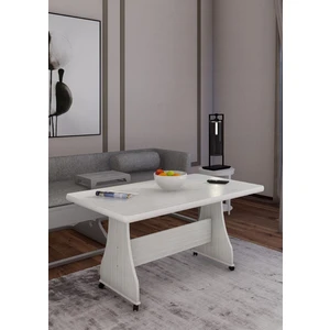 Tekerlekli Mdf Masa %100 Mdf Salon Orta Sehpa Yemek Masası Ofis Sehpa
