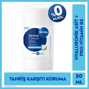 Kadın Stick Deodorant Derma Control Defend 50 Ml,72 Saat Koruma,alkolsüz,Hyaluron,Pro Vitamin