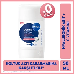 Kadın Stick Deodorant Derma Control Natural Tone 50 ml , Koltuk Altı Kararmasına Karşı, C Vitamini