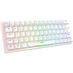Runner Rgb Mekanik Gaming Oyuncu Klavyesi Red Switch Q Beyaz