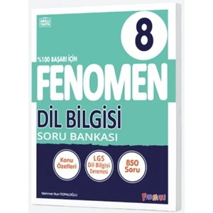 Fenomen Yayıncılık LGS 8. Sınıf Dil Bilgisi Soru Bankası
