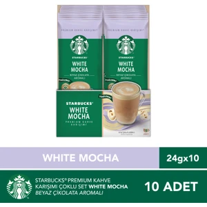 White Mocha Premium Kahve Karışımı 24 gr x 10 Paket