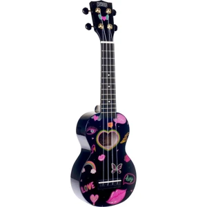 Soprano Ukulele (Heart Black)