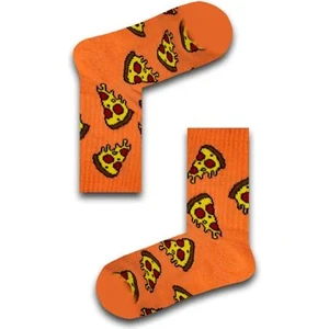 Turuncu Pizza Unisex Atletik Çorap