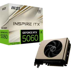 Msı VGA Geforce Rtx 5060 8g Inspıre Itx Oc RTX5060 8gb Gddr7 128B DX12 Pcıe 5.0 X16 (3xdp 1xhdmı)