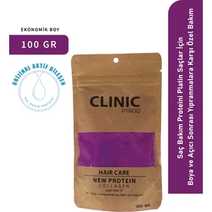 Saç Bakım Proteini – Platin Saçlar İçin Boya ve Açıcı Sonrası Yıpranmalara Karşı Özel Bakım 100 gr