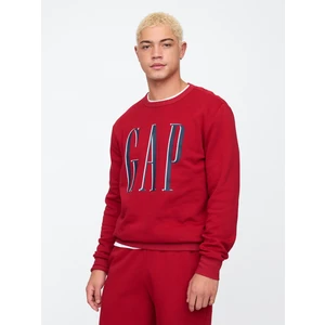Erkek Kırmızı Gap Logo Fleece Sweatshirt