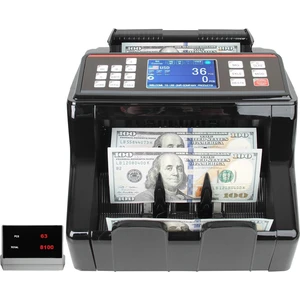 HI2200 Silver Karışık Para Sayma Makinesi, Tl, Euro ve Usd Sahte Yakalama +Müşteri Ekranı -Avrupa'nın  En Büyük Markası