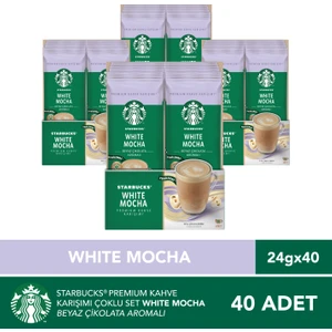 White Mocha Premium Kahve Karışımı 24 gr x 40 Paket