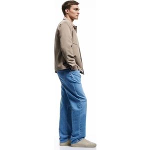 Pamuklu Normal Bel Cep Detaylı Vintage Straight Fit Jean Pantolon