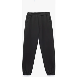 Üç Iplik Şardonlu Cepli Beli Lastikli Jogger Eşofman Altı