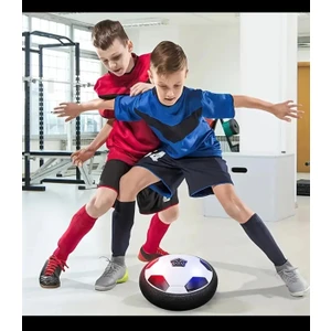 LED Işıklı Uçan Futbol Topu - Dayanıklı, Köpük Tamponlu Hava Yüzen Dış Mekan Eğlencesi Için