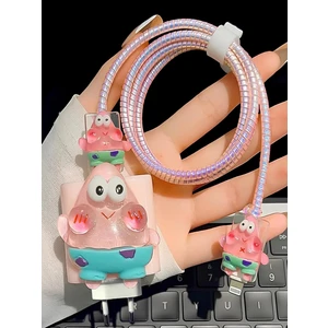 Iphone 18W/20W Uyumlu Şarj Kılıfı, Şarj Kablosu Örme Aparatı, Kablo Koruyucu Aparatı, Toparlayıcı