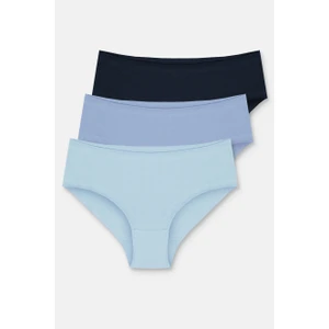 3'lü Paket Yüksek Bel Slip Külot