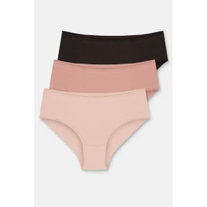 3'lü Paket Yüksek Bel Slip Külot