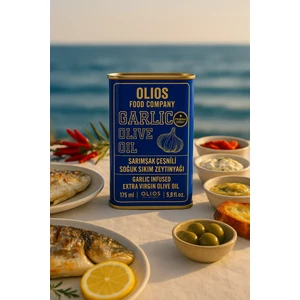Olios Food Company Sarımsak Çeşnili Zeytinyağı