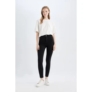Jegging Yüksek Bel Bilek Boy Dar Paça Basic Düz Jean Pantolon B7498AX24SP