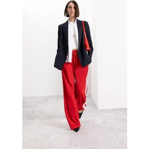 Coool Wide Leg Geniş Bol Paça Eşofman Altı Geniş Paça Beli Lastikli Bağcıklı Şeritli D4764AX24AU