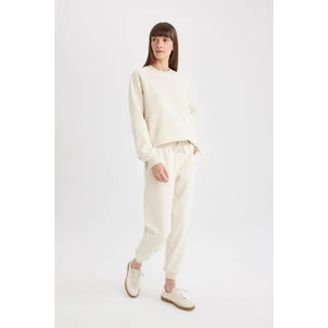 Regular Fit Jogger Eşofman Altı Basic Düz Beli Lastikli Bağcıklı Cepli V2699AZ24WN