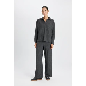 Normal Bel Eşofman Altı Fitilli Kaşkorse Kumaş Basic Düz B2405AX24AU