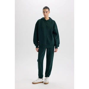 Standart Boy Jogger Kalın Eşofman Altı Basic Düz Beli Paçası Lastikli Cepli D9934AX24WN