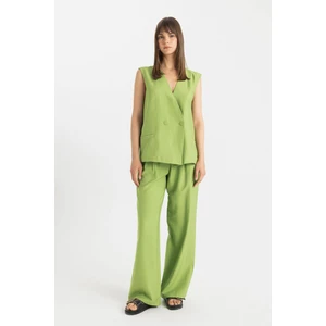 Wide Leg Geniş Bol Paça Pensli Basic Düz Klasik Palazzo Pantolon C5931AX24SM